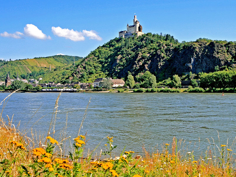 Marksburg bei Braubach am Mittelrhein